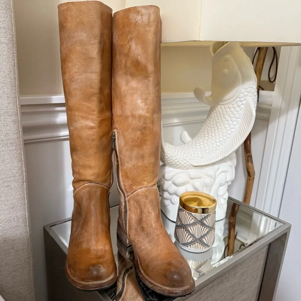 Bed Stu Manchester Tan Rustic Boots